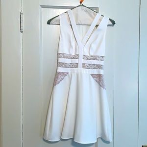 BCBGMaxazria White dress